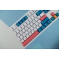 GMK Ping 104+25 PBT Dye-subbed Keycaps Set Cherry Profile for MX Switches Mechanical Gaming Keyboard